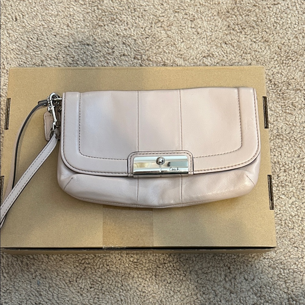 Coach Leather Wristlet